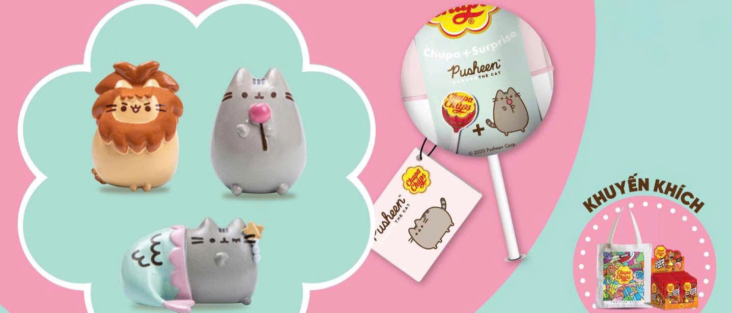 Pusheen x Chupa Chups